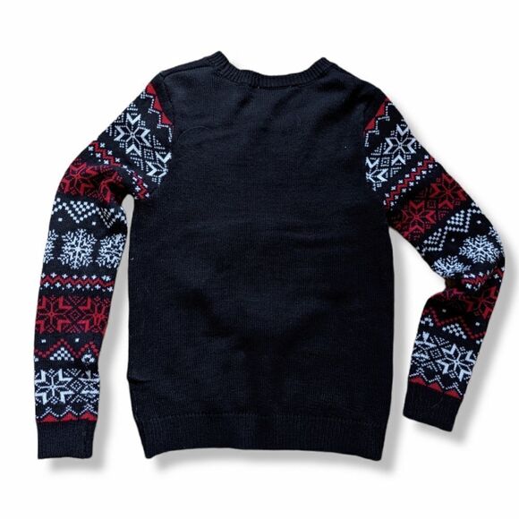 UGLY CHRISTMAS SWEATER | UGLY Grumpy Cat Junior sz M crewneck - Picture 2 of 8